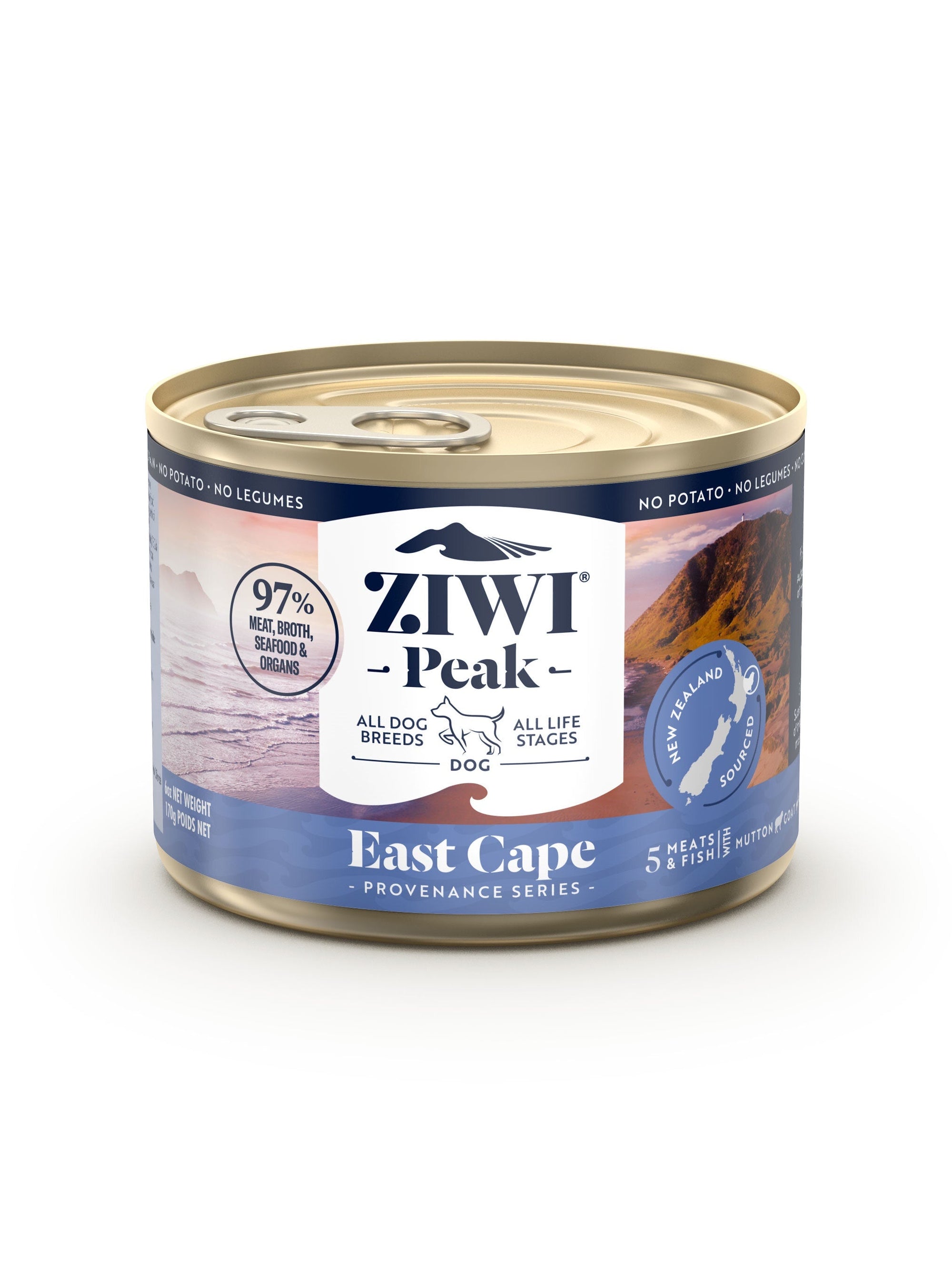 Ziwi Peak Canned Food ZP Provenance Canned East Cape 170g Dog Food