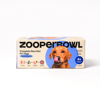 ZooperBowl Frozen Food ZooperBowl Complete Hypoallergenic Raw Diet for Dogs