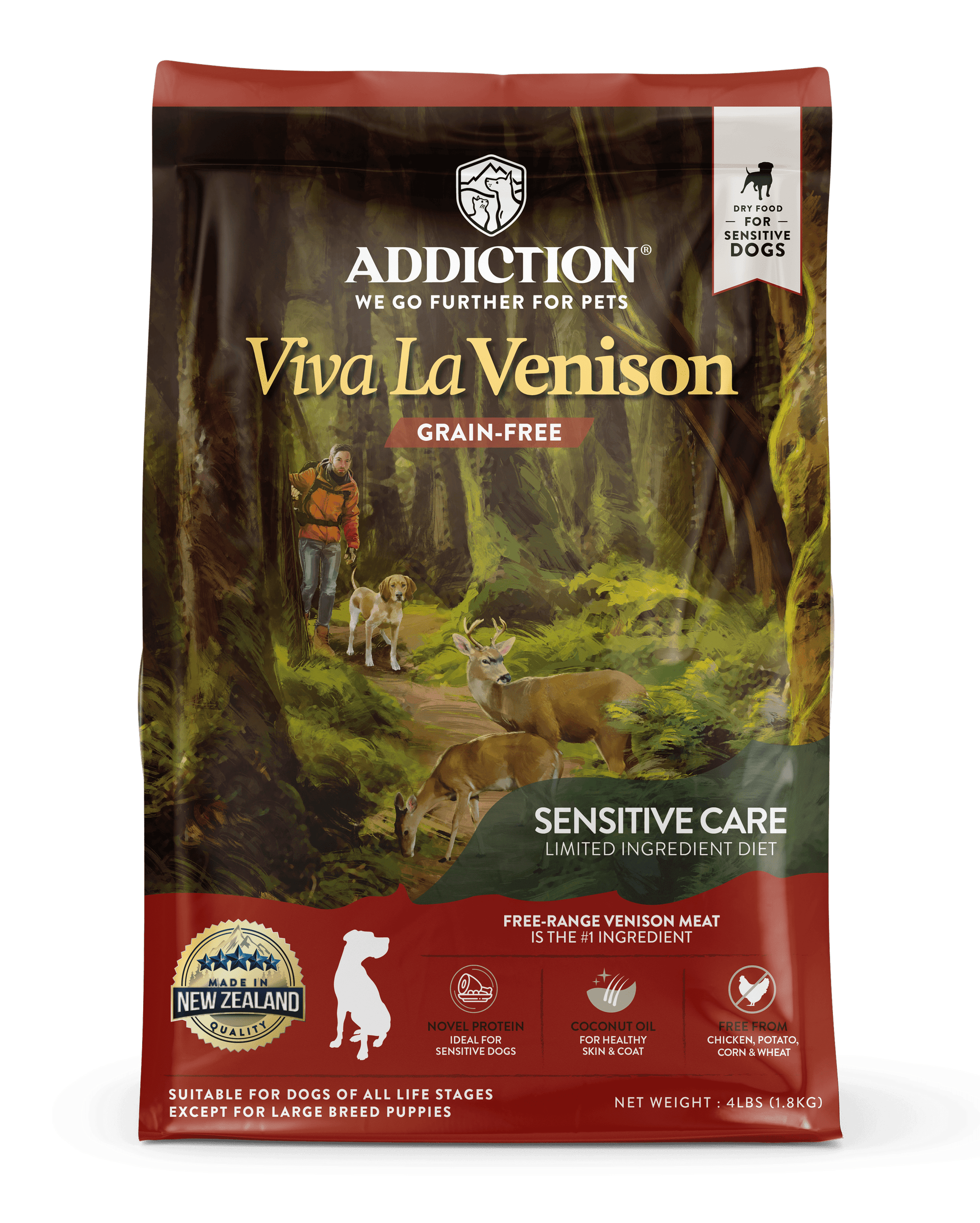 Addiction Biscuits Addiction Dog Viva La Venison 1.8 kg
