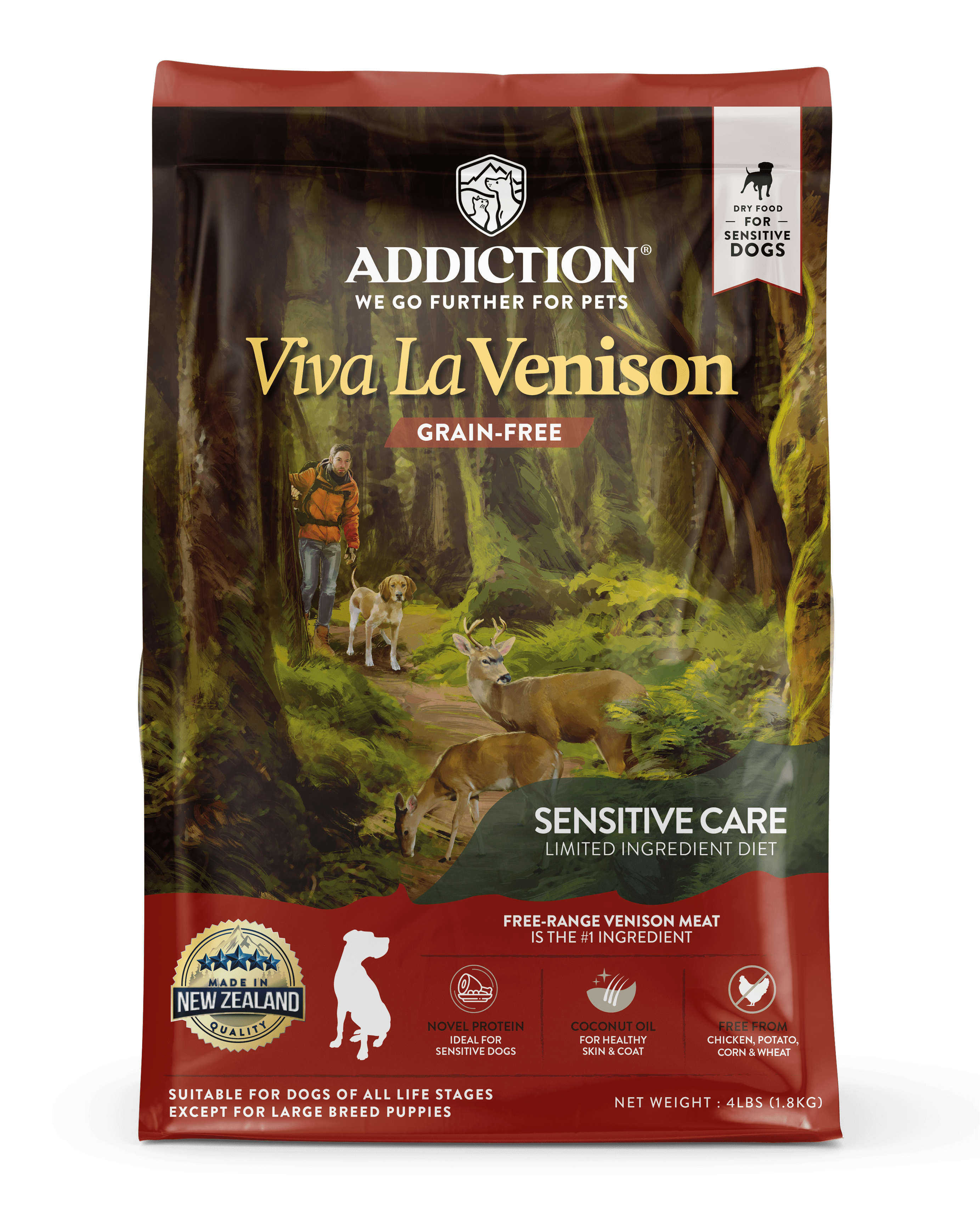 Addiction grain shop free dog food