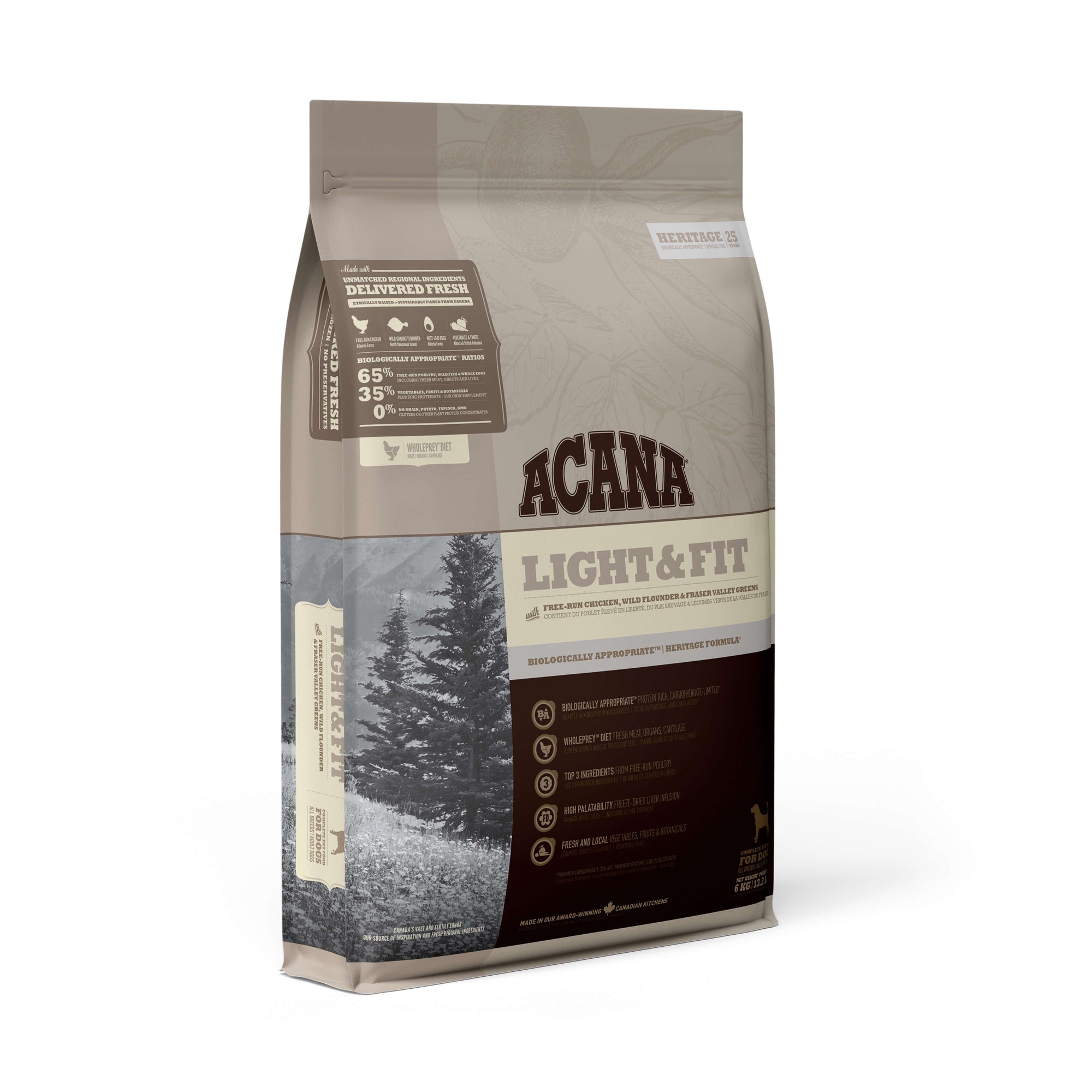 Acana Biscuits 2kg Acana Light and Fit Dog Food