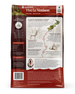 Addiction Biscuits Addiction  Viva La Venison Grain Free Dog Food 1.8 kg
