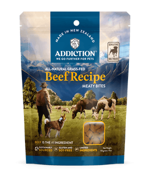 Addiction Treats Addiction Dog Meaty Bites Beef 113g