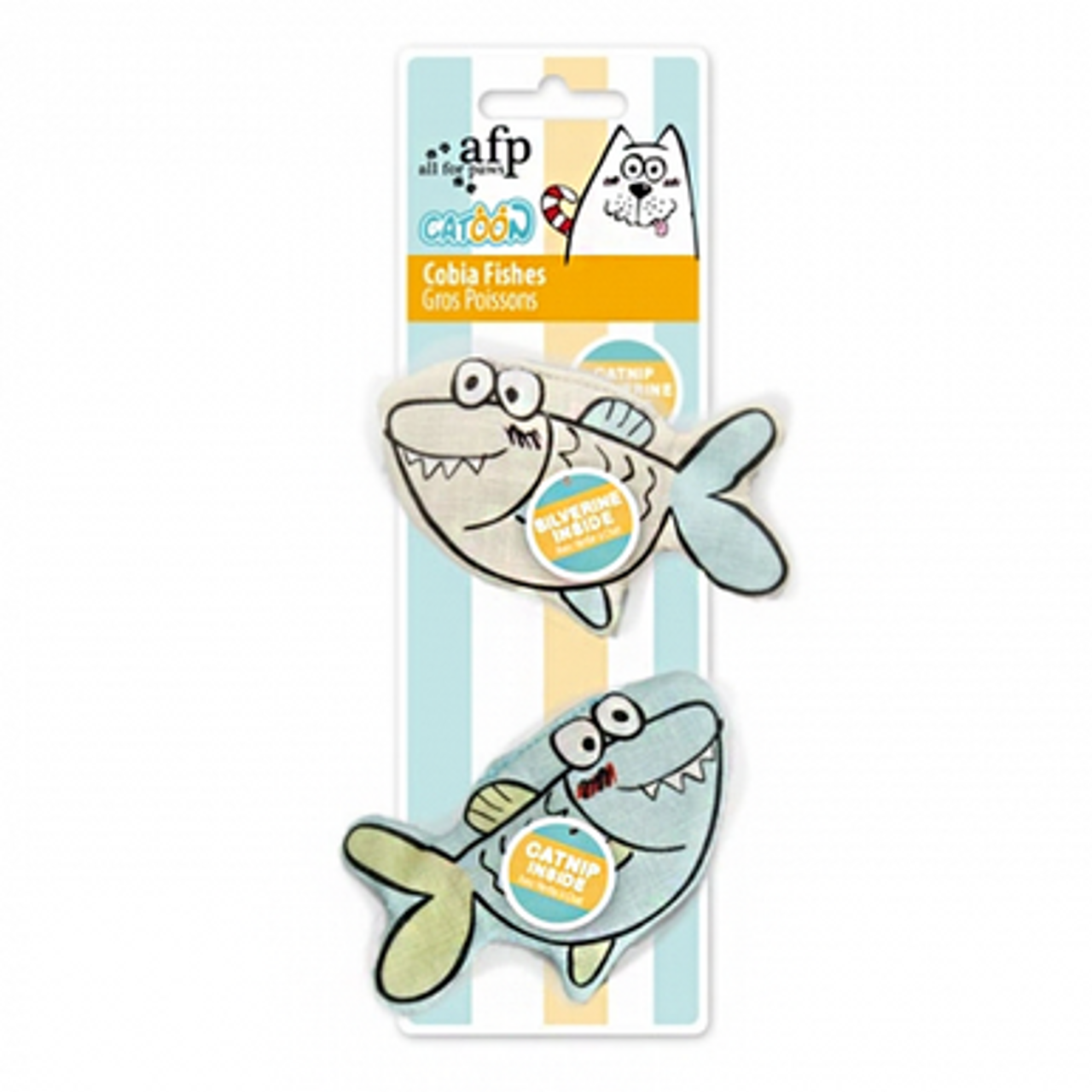 AFP Toys AFP Catoon Cobia Fishes Cat Toy