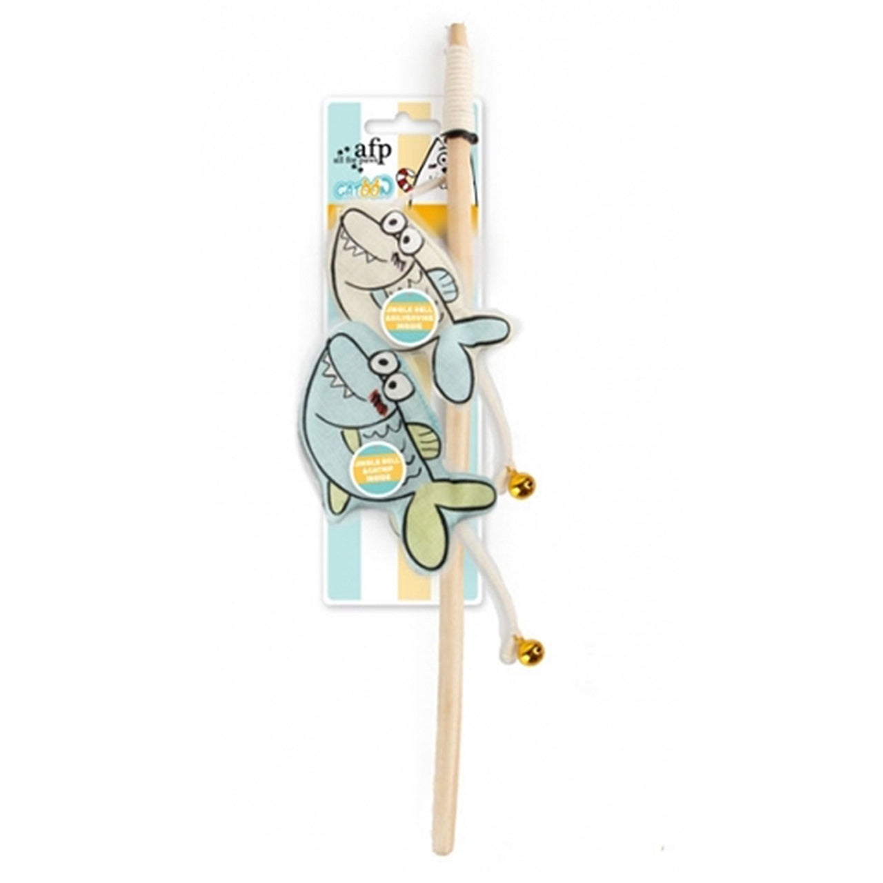 AFP Toys AFP Catoon Wand Fishes Cat Toy