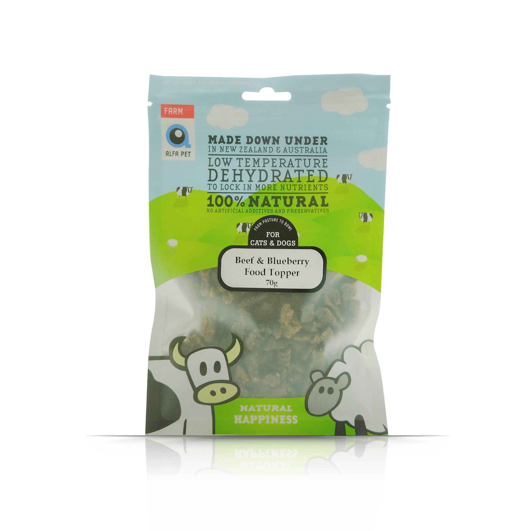 Alfa Pet Beef and Blueberry Topper 70g Pet Naturals