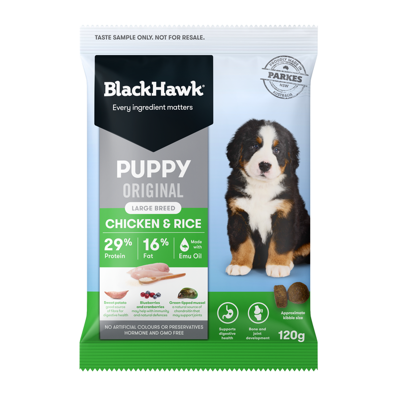 Black Hawk Biscuits Black Hawk Chicken & Rice Large Breed Puppy Food