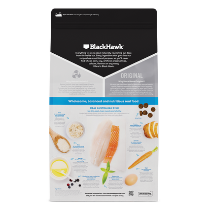 Black Hawk Biscuits 3kg Black Hawk Fish & Potato Adult Dog Food