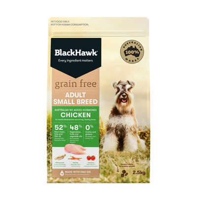 Black Hawk Biscuits 2.5kg Black Hawk Grain Free Chicken Small Breed Dog Food