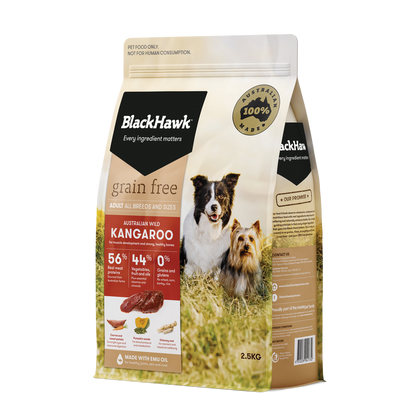 Black Hawk Biscuits 2.5kg Black Hawk Grain Free Kangaroo Dog Food