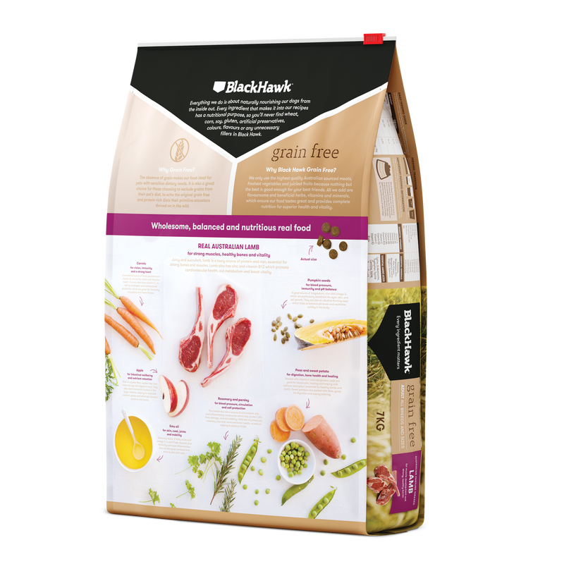 Black Hawk Biscuits Black Hawk Grain Free lamb Dog Food