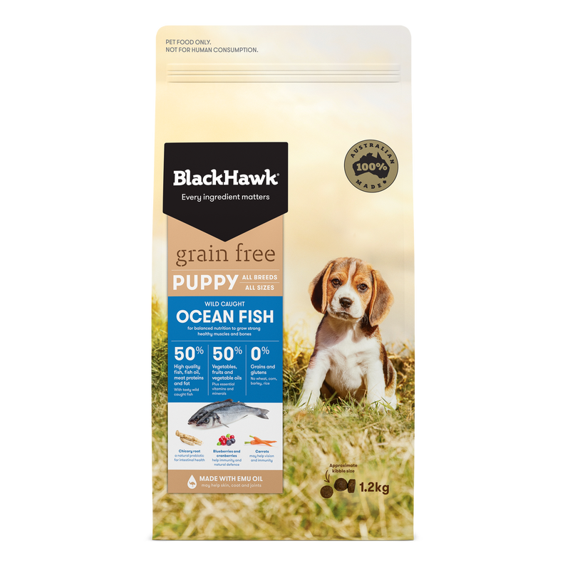Black Hawk Biscuits Black Hawk Grain Free Ocean Fish Puppy Food