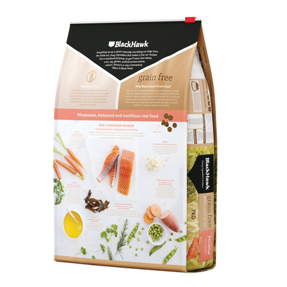 Black Hawk Biscuits 7kg Black Hawk Grain Free Salmon Dog Food