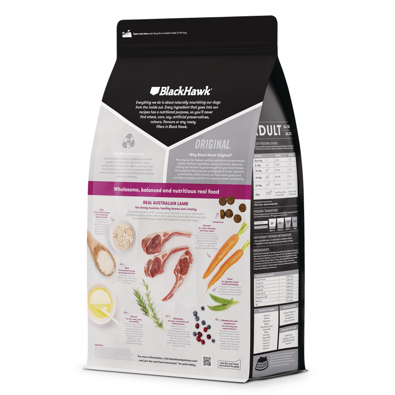 Black Hawk Biscuits Black Hawk Lamb & Rice Adult Dog Food