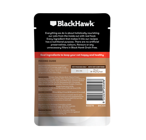 Black Hawk Canned Food Black Hawk Chicken &Salmon Cat Wet Food 80g