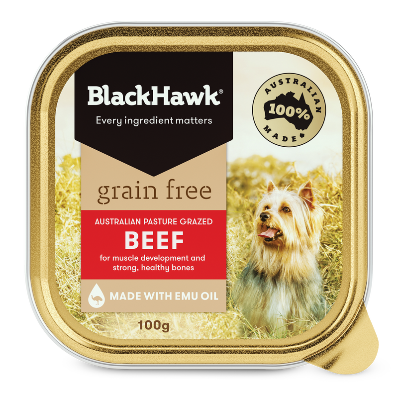 Black Hawk Canned Food Black Hawk Grain Free Beef Tin 100g