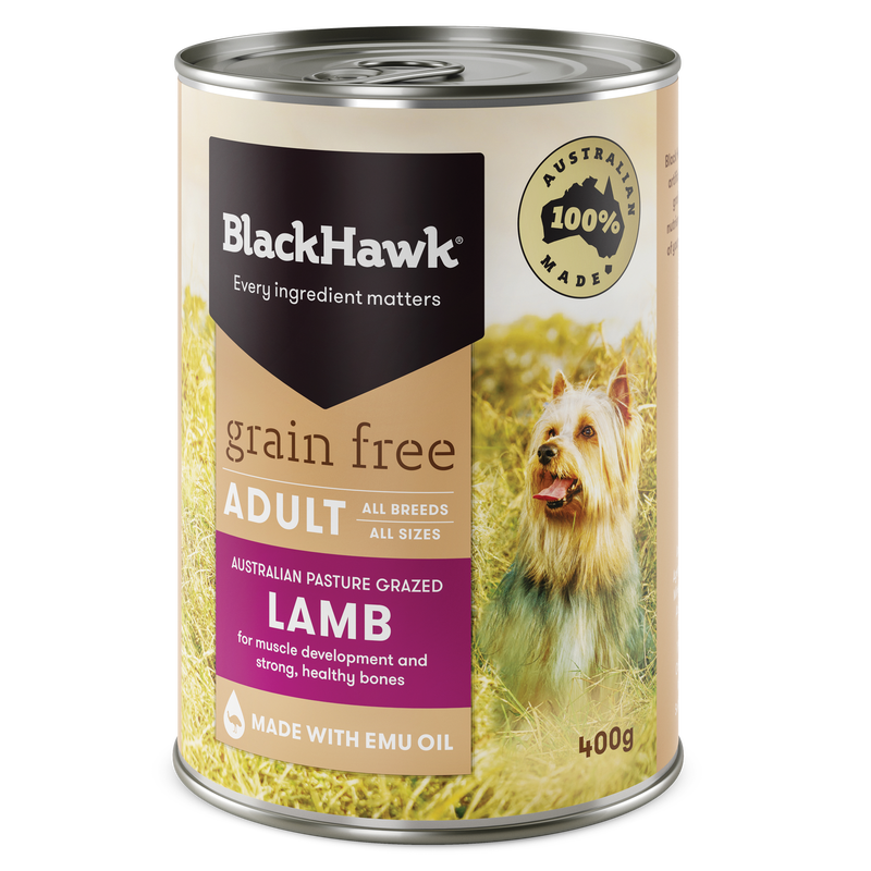 Black Hawk Canned Food Black Hawk  Grain Free Lamb Dog Wet Food