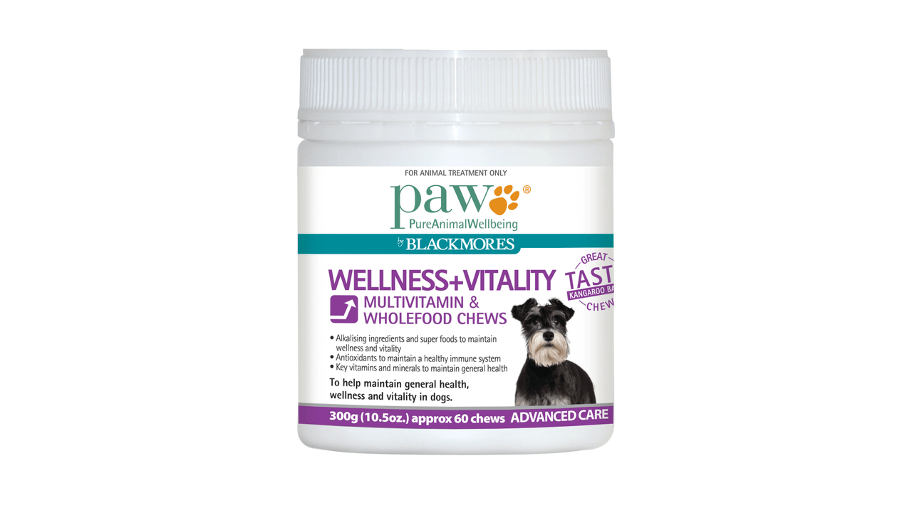 Blackmores Supplements PAW Wellness + Vitality Chews 300g