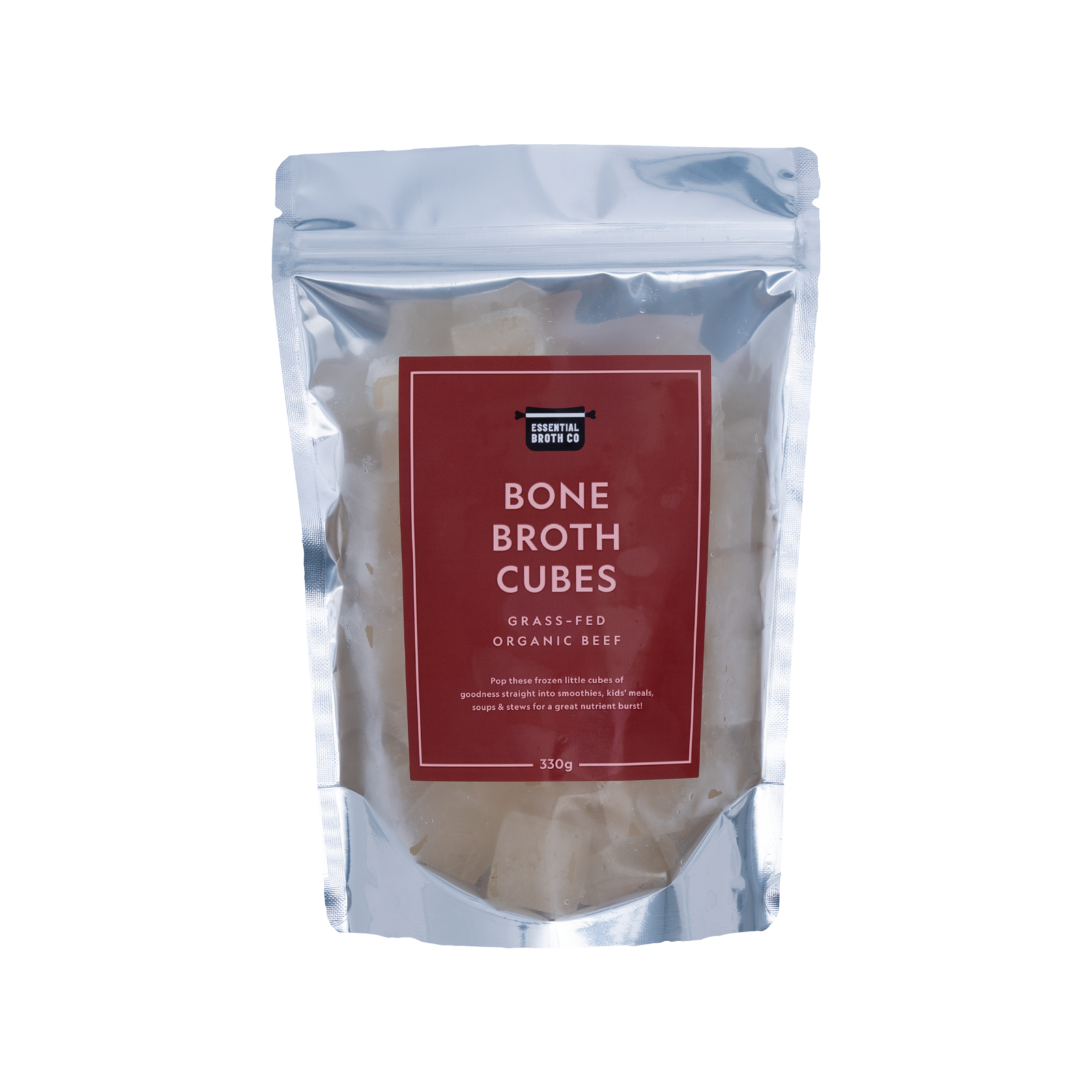 Bone Brew Treats Organic Broth Beef Cubes 330g