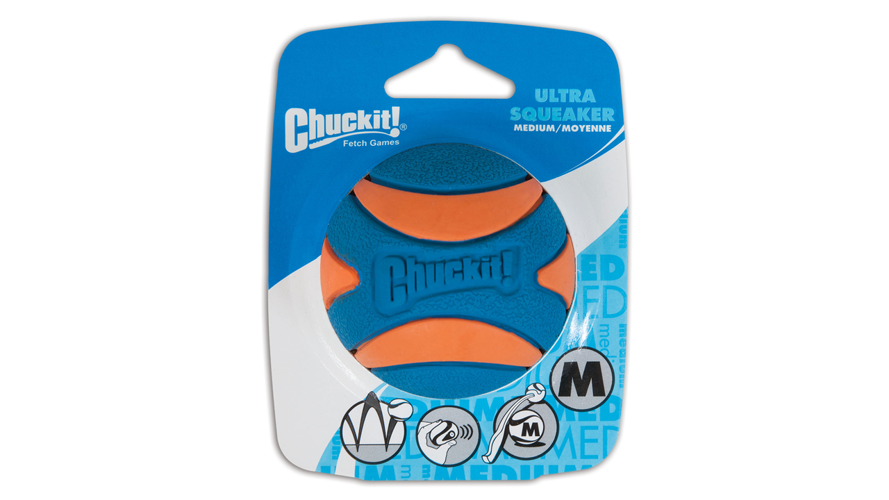 Chuckit top squeaker ball