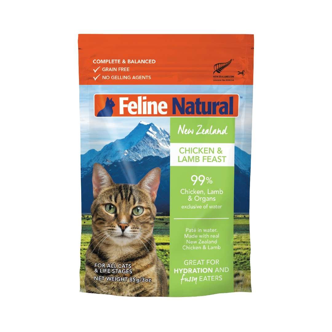 Feline Natural pouches Feline Natural Pouch 85g Chicken & Lamb