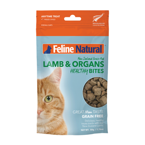 Feline Natural Treats Feline Natural Freeze Dried Lamb Healthy Bites 50g