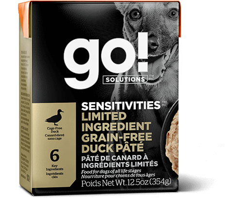 Go Tetrapak food Go Dog Sensitivities Duck Pate 354g Tetrapak