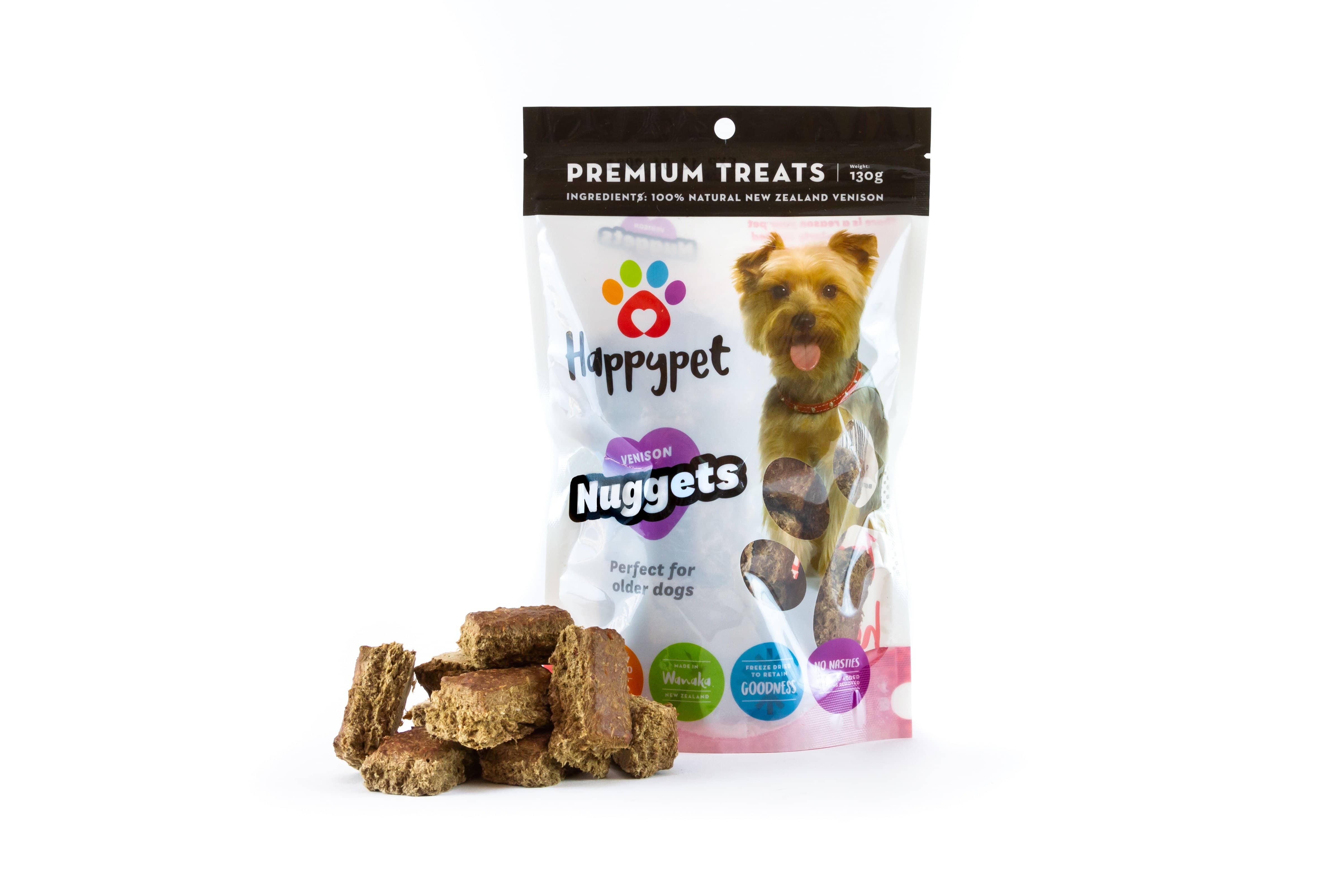 Happy Pets Treats Happy Pet Venision Nuggets 130g