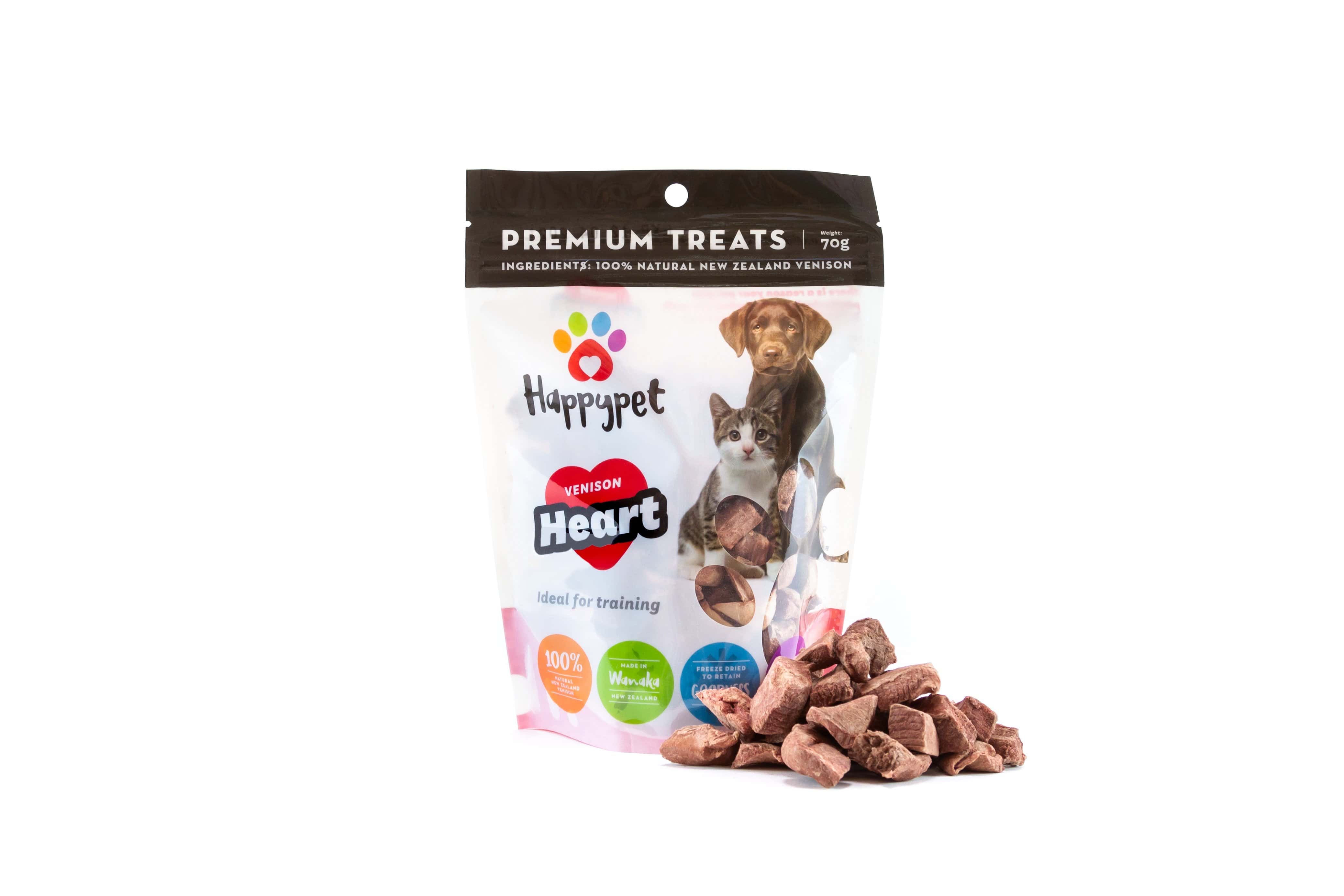 Happy Pets Treats Happy Pet Venison Heart 70g