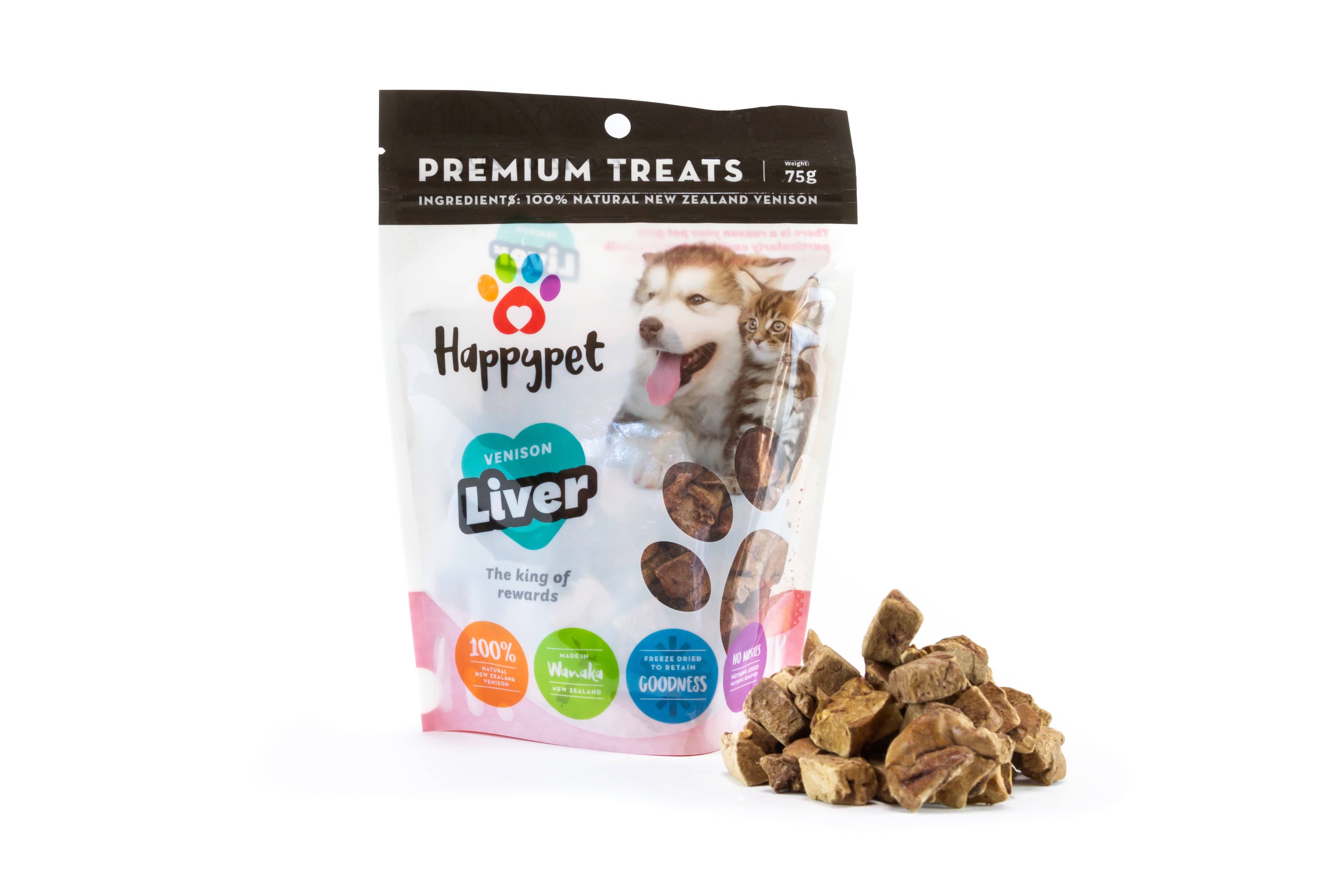 Happy Pets Treats Happy Pet Venison Liver 75g