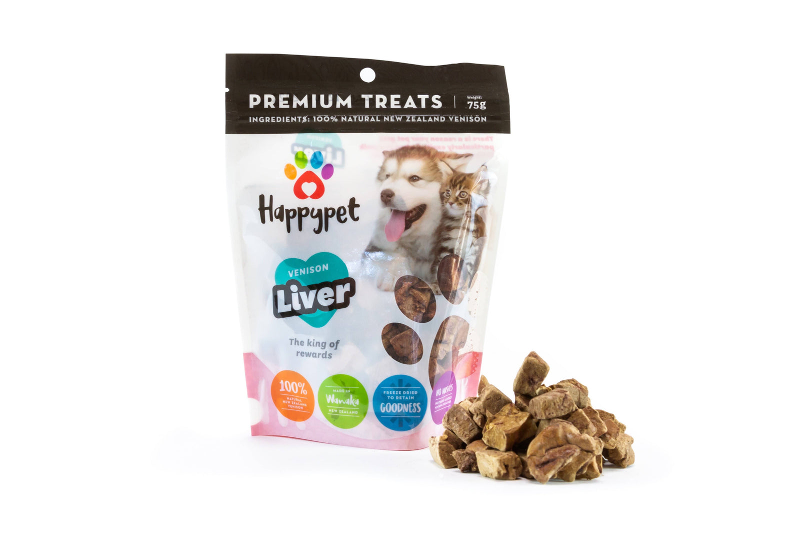 Happy Pets Treats Happy Pet Venison Liver 75g