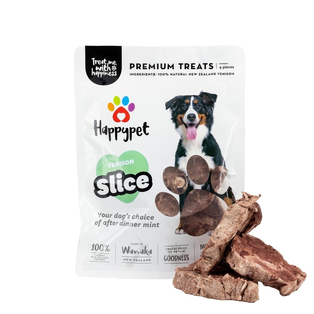 Happy Pets Treats Venison Slice 4Pc