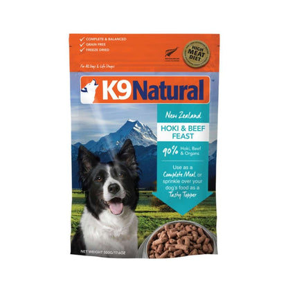 K9 Natural Freeze Dried 500g K9 Natural Freeze Dried Hoki and Beef Feast