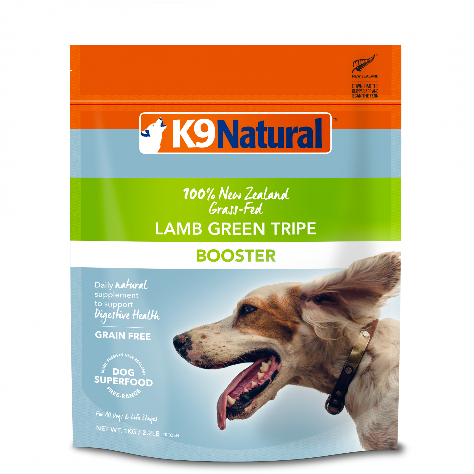 K9 Natural Frozen Food K9 Natural Lamb Green Tripe Booster Frozen 1kg