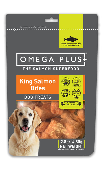 omegaplus Treats OmegaPlus Dog Treat King Salmon Bites 80g