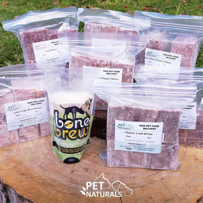 pet naturals meal plan Transition Menu - for dogs starting a raw diet