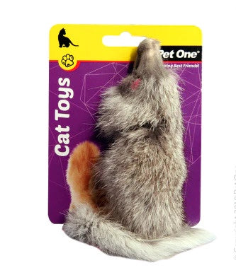 Pet One Toys Pet One Cat Toy  Mouse 12.5cm Brown