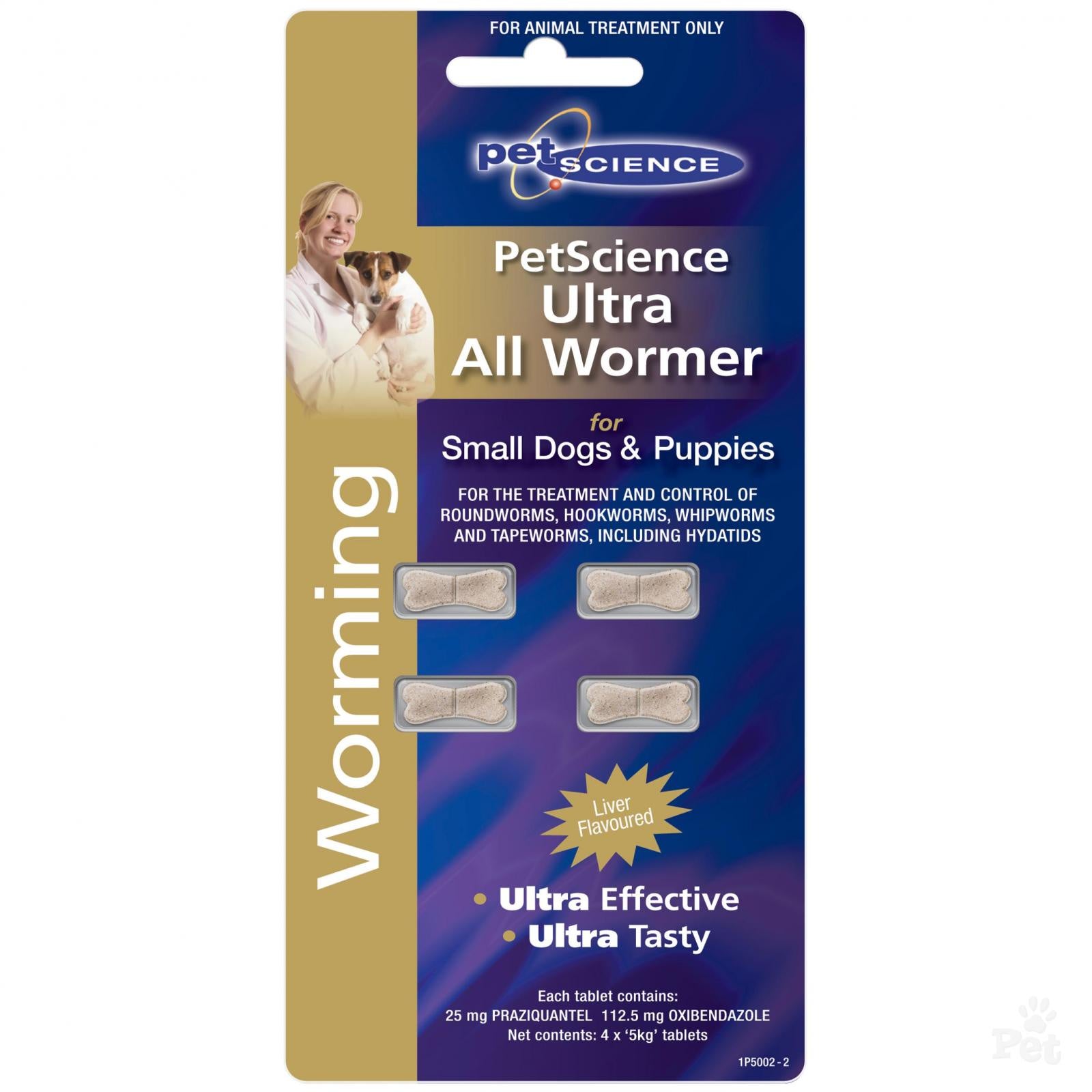 PetScience wormers PetScience Ultra All Wormer for Small dog