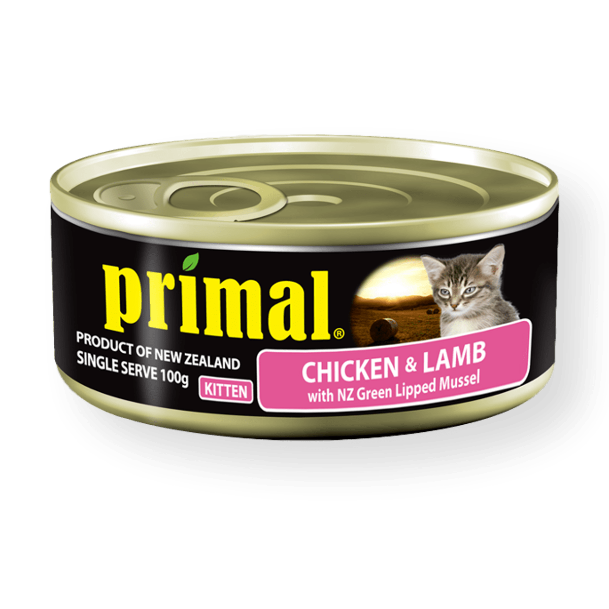 Primal Canned Food Primal Kitten  Food Chicken & Lamb 100g