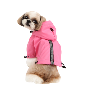 Puppia Apparel L / Pink Puppia Base Jumper Raincoat