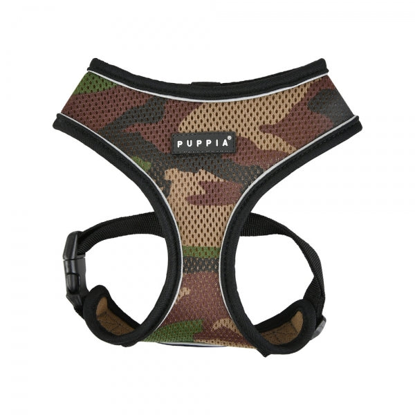 Puppia Harnesses / Haltis Camo / S Puppia Soft Harness Pro