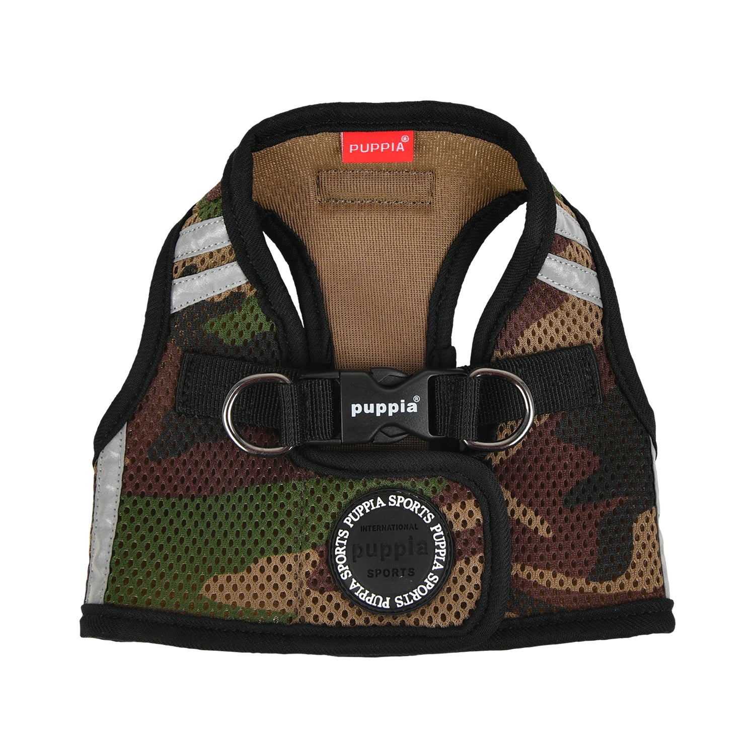 Puppia Harnesses / Haltis M / Camo Puppia Soft Vest Harness Pro