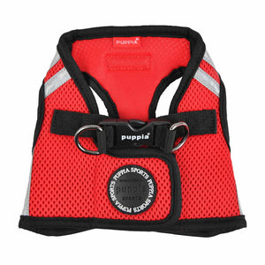 Puppia Harnesses / Haltis S / Red Puppia Soft Vest Harness Pro