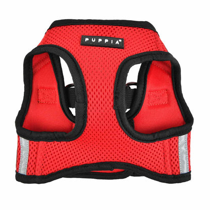 Puppia Harnesses / Haltis M / Red Puppia Soft Vest Harness Pro