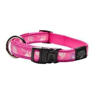 Rogz Collars / Leads Pink Paw Rogz Collar Fancy Dress M 26-40cm