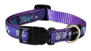 Rogz Collars / Leads Purple Forest Rogz Collar Fancy Dress M 26-40cm
