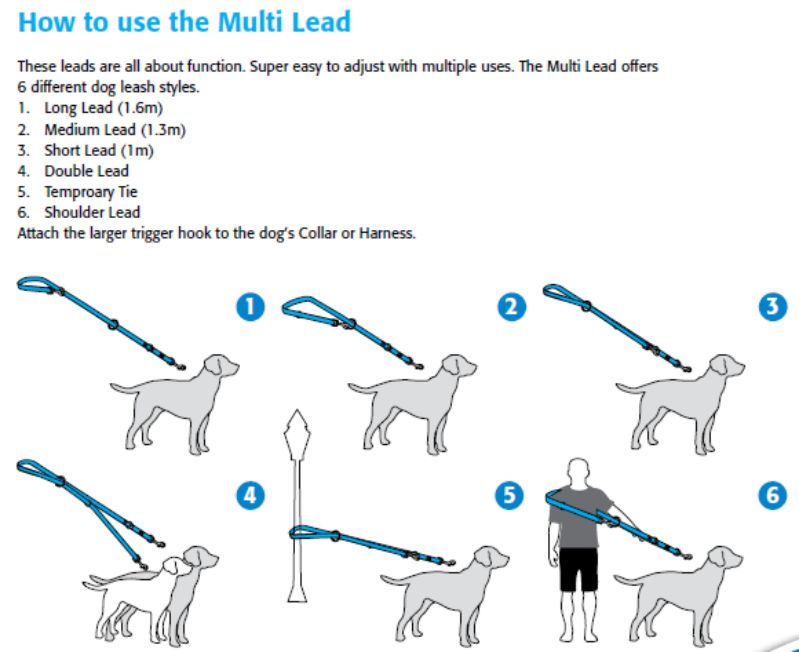 Rogz Collars / Leads Rogz Multi -Lead