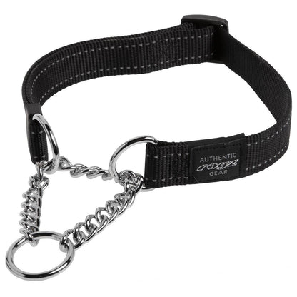 Rogz Collars / Leads med / Black Rogz Utility Control Collar