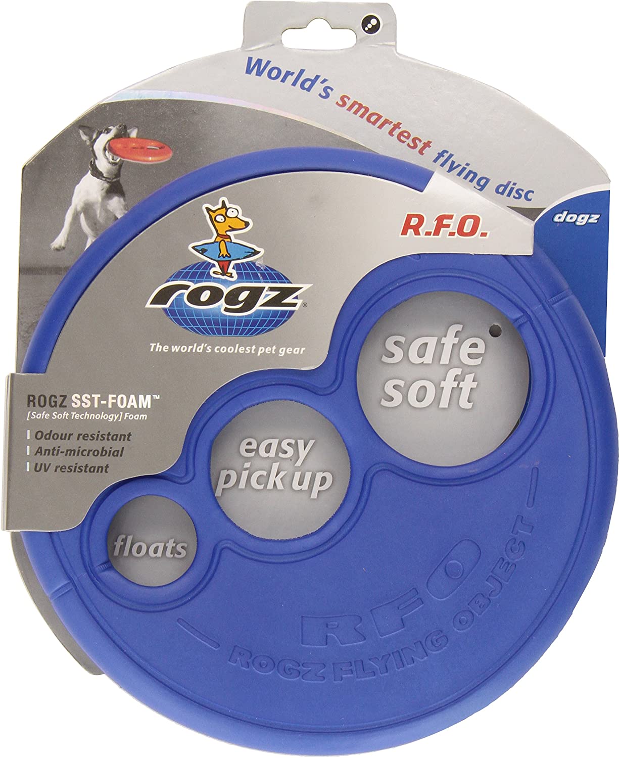 Rogz Toys blue Rogz RFO Frisbee