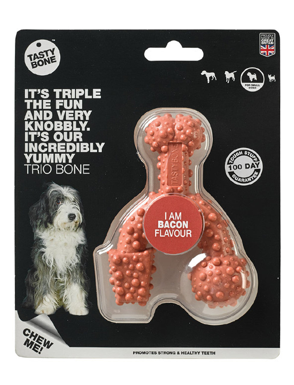 Tasty Bone Toys Tasty Bone Trio Bone Chew Toy
